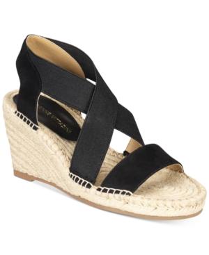 Adrienne Vittadini Charlene Platform Wedge Sandals Women's Shoes