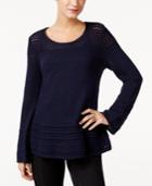 Style & Co. Bell-sleeve Sweater, Only At Macy's