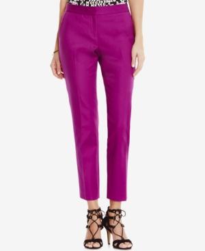 Vince Camuto Front-zip Ankle Pants