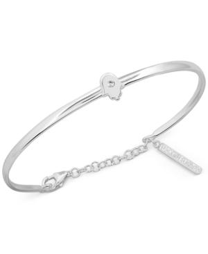Lucky Brand Silver-plated Hamsa Bangle Bracelet