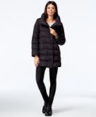 Eileen Fisher Snap-button Quilted Puffer Coat