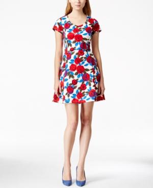 Maison Jules Royal Rosette Fit-and-flare Dress, Only At Macy's