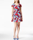 Maison Jules Royal Rosette Fit-and-flare Dress, Only At Macy's