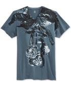 Inc International Concepts Men's Plants Graphic-print V-neck T-shirt, Only At Macy's