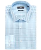 Boss Men's Slim-fit Checked Cotton Dress Shirt