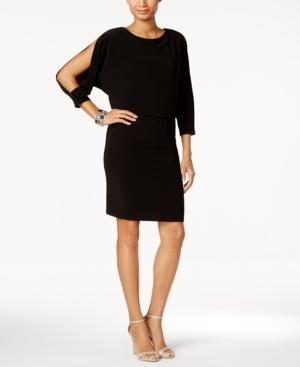 Nine West Cold-shoulder Blouson Dress