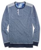 American Rag Men's Indigo Cotton Henley