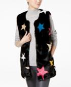 Inc International Concepts Star Faux-fur Vest, Created For Macy's