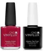 Creative Nail Design Vinylux Wildfire Nail Polish & Top Coat (two Items), 0.5-oz, From Purebeauty Salon & Spa