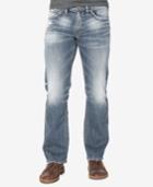 Silver Jeans Co. Men's Grayson Big And Tall Straight Boot Cut Jeans