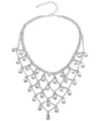 Say Yes To The Prom Silver-tone Crystal Statement Necklace, A Macy's Exclusive Style