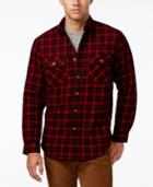 Club Room Men's Big And Tall Plaid Shirt Jacket, Only At Macy's