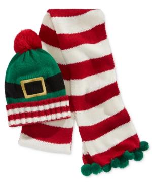 Hooked Up By Iot Juniors' Elf Hat & Scarf Set
