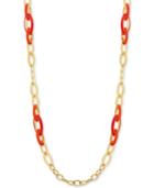Anne Klein Two-tone Long Linked Necklace