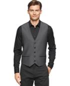 Calvin Klein Slim-fit Herringbone Vest