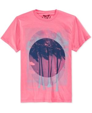 Univibe Men's Neon Palm Tree Graphic-print T-shirt