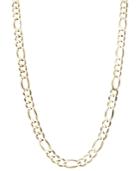 "14k Gold Necklace, 22"" Figaro Chain (6mm)"