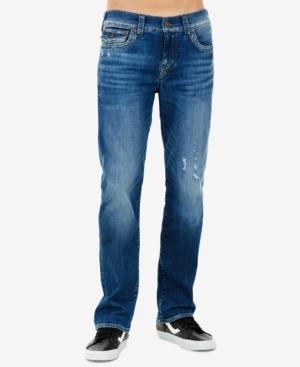 True Religion Men's Ricky Slim-straight Fit Stretch Destroyed Jeans