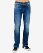 True Religion Men's Ricky Slim-straight Fit Stretch Destroyed Jeans