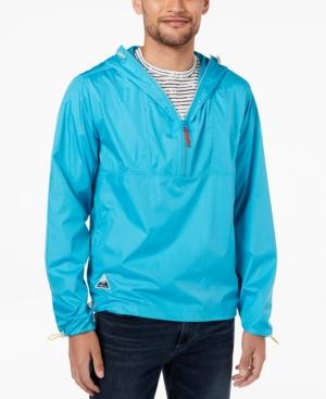 Lrg Men's Sierra Half-zip Hooded Windbreaker