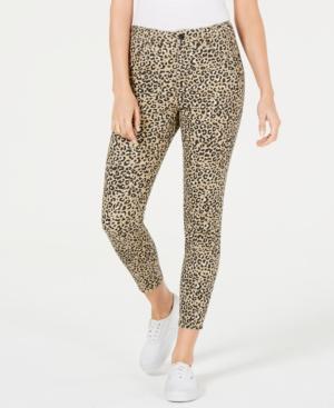Rewash Juniors' Leopard-print Skinny Jeans