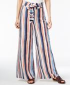 Bar Iii Striped Wide-leg Pants, Created For Macy's