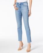 Style & Co Embroidered Slim-leg Ankle Jeans, Only At Macy's