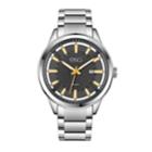 Men's Esq0171 Stainless Steel Bracelet Watch, Date Window And Grey Dial