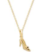 Disney Children's Cinderella Slipper 15 Pendant Necklace In 14k Gold