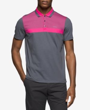 Calvin Klein Men's Colorblocked Liquid Touch Polo