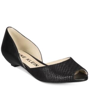 Anne Klein Fanetta Peep-toe D'orsay Pumps