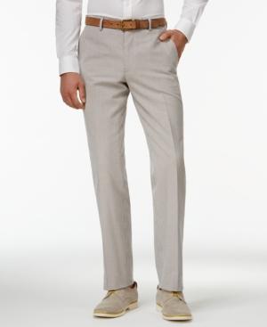 Bar Iii Blue Vintage Seersucker Slim-fit Pants, Created For Macy's