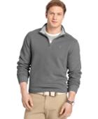 Izod Big And Tall Sueded Quarter-zip Pullover