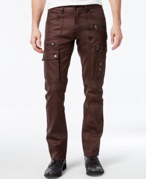 Inc International Concepts Men's Explorer Slim-straight Cargo Jeans, Only At Macy's
