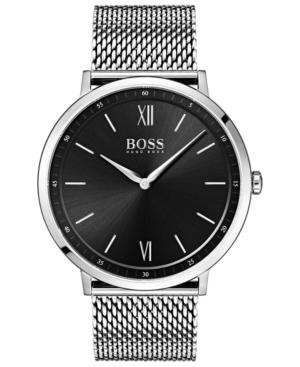 Boss Hugo Boss Men's Essential Ultra Slim Stainless Steel Mesh Bracelet Watch 40mm