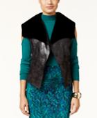 Thalia Sodi Faux-shearling Vest, Only At Macy's