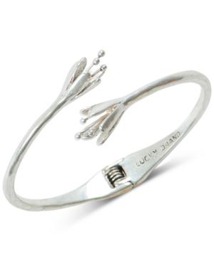 Lucky Brand Silver-tone Tulip Cuff Bracelet