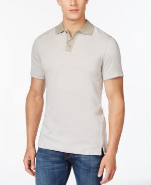 Tasso Elba Big And Tall Diamond-print Polo, Only At Macy's