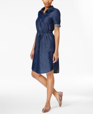 Lee Platinum Petite Chambray Shirtdress, A Macy's Exclusive