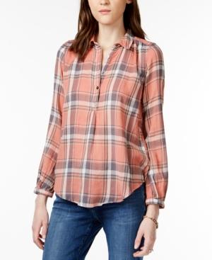 Lucky Brand Plaid Pullover Shirt