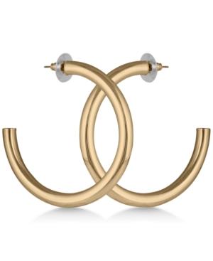 Guess Tubular Open Hoop Earrings