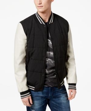 Guess Men's Varsity Bomber Jacket
