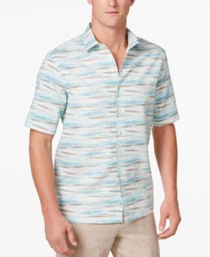 Tasso Elba Men's Optic Wave Shirt, Only At Macy's