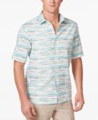 Tasso Elba Men's Optic Wave Shirt, Only At Macy's