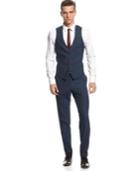 Bar Iii Vest Midnight Blue Slim Fit