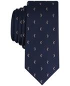 Bar Iii Men's Jolly Penguin Conversational Skinny Tie, Created For Macy's