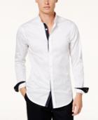 Armani Exchange Men's Slim-fit Textured-stripe Shirt