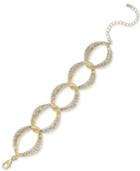 Inc International Concepts Gold-tone Pave Open Link Bracelet, Only At Macy's