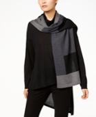 Eileen Fisher Colorblocked Wool Scarf