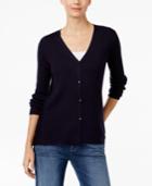 Eileen Fisher Merino Wool Ribbed Cardigan, A Macy's Exclusive
